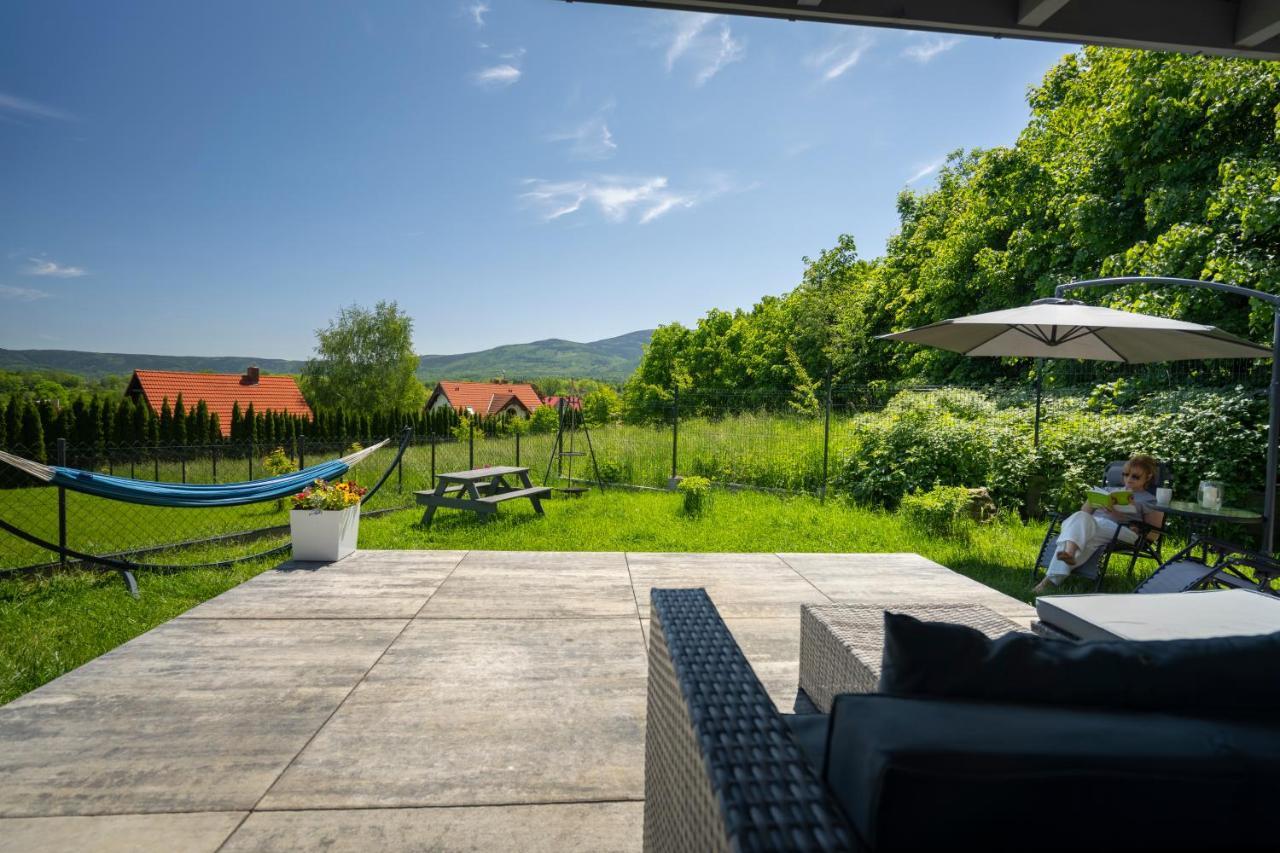 Domek Ale Fajnie - taras z widokiem na góry Karpacz Exterior foto
